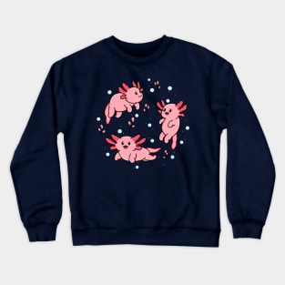 Happy Axolotl Crewneck Sweatshirt